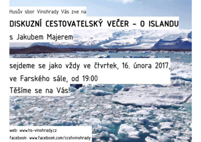 Diskuzní cestovatelský večer na téma O Islandu