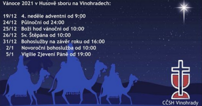 Vánoce 2021 v Husově sboru na Vinohradech