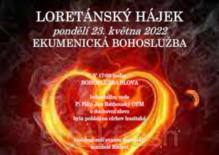 Ekumenická bohoslužba - Loretánský Hájek (23. května)